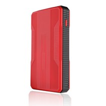 자동차 점프 스타터 배터리 20000mah 강력한 휴대용 장치 비상 12V, [02] red, 02 red