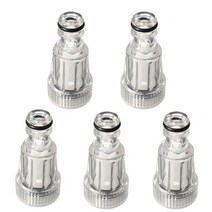 자동차고압세척기 코스트코엔진고압분사기1/5PCS 스레드 수도꼭지 빠른 커넥터 자동차 세탁기 물 필터 고, 02 5PCS