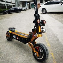 전동킥보드 스쿠터 접이식 성인 배달유메 x11 파워풀 11quot 모터 5000w 전기, 댐퍼가 있는 금, 협력사