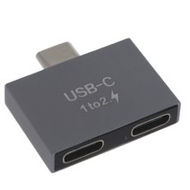 휴대용 USB C 남성에서 이중 USB C 암컷 스플리터 USB C 유형 C 암컷 포트