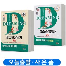 2023 청소년상담사 3급 한권으로 끝내기+최종모의고사-전2권 [분철가능] 시대고시, 분철안함