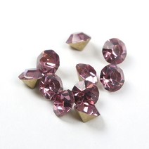 핫픽스 찡 네일 데코덴 파츠 크리스탈 [다이아 큐빅] 보석, 4mm, 보라