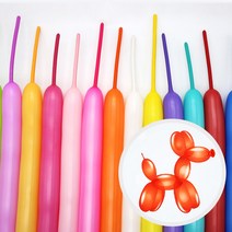 [지호] 마카롱 라텍스풍선 10개입 / 고무풍선/풍선/땡땡이풍선/알러뷰풍선, 파스텔 롱테일풍선 10개입_컬러믹스