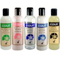 조소냐 아크릴 보조제 250ml 5종다용도실러 클리어글레이즈 데코크랙 텍스타일미디엄 리타더, 데코 크랙