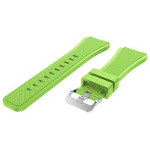 타임워치 스톱 시계 스탑 워치 공부 타이머 초 타임 Haylou솔라 LS05 용 팔찌 스트랩 22MM 실리콘 시계 밴, 06 green_01 22mm