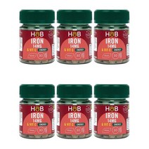 Holland & Barrett 홀랜드앤바렛 철분 14mg + 비타민C 에너지 30정 6팩