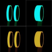 키알리 안전가드 축광테이프 야광테이프 형광테이프 반사테이프 발광테이프 3M (두께 색상 선택), 제품선택, 옐로우 5cm x 3M 1개