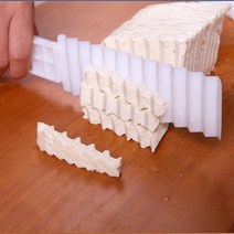 두부슬라이서 두부 채칼 묵칼 감자칼 물결칼 2P, 두부묵커터기2P-단품