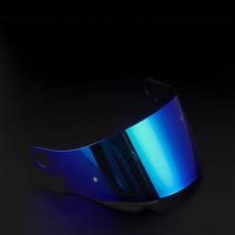 쇼웨이헬멧 솔 덱스톤 그라비티 스냅백 시스템 헬멧 바이저 오토바이 렌즈 보호 방수 실드, 푸른