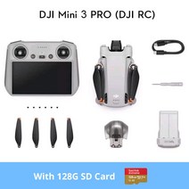 촬영드론 촬영용 고급 카메라 droneDJI-미니 3 프로/미니 프로 (DJI RC) 드론 실제 수직 촬영 4K/60fps 비, 08 (DJI RC) with 128G