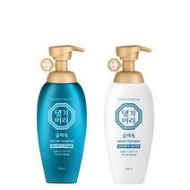 [댕기머리] 글래모 볼륨 탈모 샴푸 400ml + 글래모 케라틴 탈모 트리트먼트 400ml, 기획세트:글래모샴1.트1