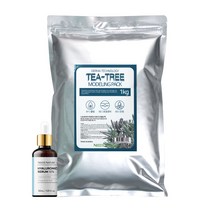 니즈네이처 더마테크 모델링팩 + DIY 앰플 지퍼백 프리미엄 고무팩 티트리 스피룰리나 나이아신아마이드 시카 보습 진정 피부샵 홈케어 석고팩, (보습활력)더마테크 스피룰리나 1kg, 폴리글루타민산 세럼 30ml