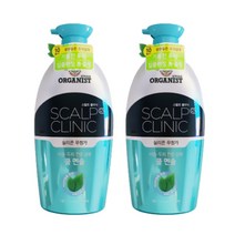 LG생활건강 오가니스트 스칼프RX클리닉 쿨멘솔 샴푸 750ml, 2개