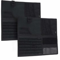 WYNEX 픽업 F150용 트럭 바이저 패널 오거나이저 대형 몰리 차량 전술 선바이저 홀더 자동차 햇빛 가리개 보관 파우치, Black - 2 Packs, 2개