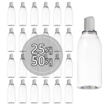 [25개묶음판매] 프레스캡 120ml 150ml 200ml 250ml 300ml 500ml 똑딱이캡 공병 화장품, 200ml(F) 투명용기, 검정캡, 25개