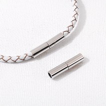 [9-462-01]가죽마감장식3mm용 민자바자석 16x4mm OR 1쌍