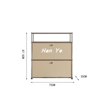 수납장 미트센츄리 모던 화이트 티비다이 모듈 거실 도어형 가구 USM스타일 인테리어 수납장, B. 스타일 2