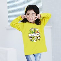 국내산 순면 30수 아트 티셔츠 긴팔_지구야사랑해(10색)