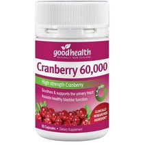 Good Health 굿헬스 크랜베리 60000 50정 뉴질랜드 Cranberry 60000 50 Capsules