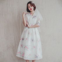 수설화 인연 철릭원피스 생활한복