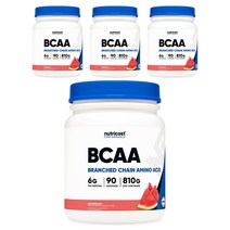 뉴트리코스트 BCAA 워터멜론 글루텐 프리, 800g, 4개