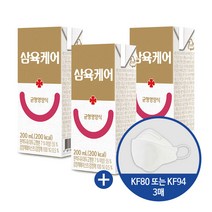 삼육케어 균형영양식 200ml 24팩 KF80 or KF94 3매