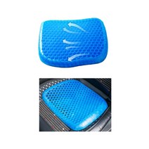 [IL∃7] 3D벌집구조 젤방석 통풍 쿨방석 시트 쿨젤 허리쿠션 방석 사무실 소파받침 등쿠션 등받침 여름 쿨링 젤쿠션 의자 차량용 매트_E∃8260eA, ∠Op_젤시트+커버세트