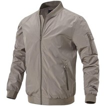 Gopune 남성용 방풍 봄버 재킷 경량 윈드브레이커 아웃도어 골프 패션 코트, XX-Large, Khaki