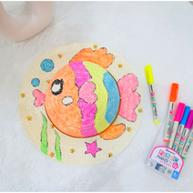 유아 밀짚모자 만들기 키트 / 아기 밀짚모자 여름모자 유아 여름모자 미술키트 유아만들기키트