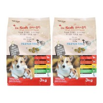 [1+1]더독 닥터소프트 연어+감자 전견용 3kg, 없음