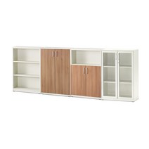 두다닥 덴디 RAON 3단 오픈장/하문장/올문장/알루미늄장 수납장 책장 장식장, 올문장, 원목