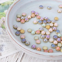 짱패브릭 10개) 인형 5mm 캔디컬러 콩단추 15color, 펄베이비핑크