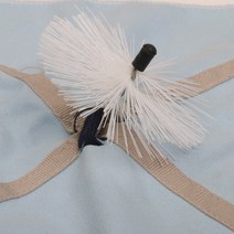 알토 테너 색소폰 넥으로 당기는 마이크로 화이버 천 면봉 브러시 포함 파란색, 한개옵션0