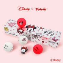 [본사직영]볼빅 디즈니 미니 마우스 LONG SET 골프공 4알+미니 마우스 볼마커