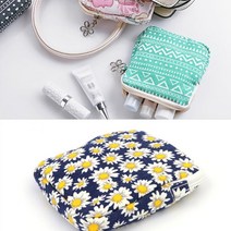 휴대용 생리대 패브릭 파우치 미니 시크릿 가방 지갑 라이너 보관함 a