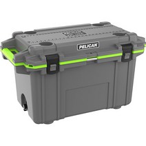 펠리칸프로기어 Pelican Elite Cooler 아이스박스 70 QT, 다크그레이 / 그린