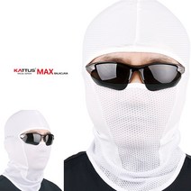 RXF MAX BARACLAVA 2023년형 쿨바라클라바 냉감바라클라바 복면 멀티스카프 스카프 워머 골프파크 KC인증, 화이트