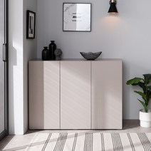 엔트리 멀티수납 높은 수납장 1200, 크림화이트