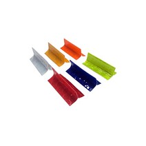 임시차선오뚜기 임시차선스티커 반사지스티커 차선스티커 반사 고휘도반사지, 노랑(100개), 100개