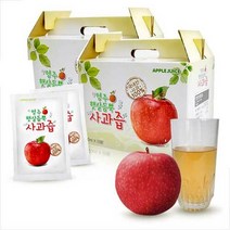 영주햇살듬뿍사과즙 14BIX 달달 사과즙 2박스 100포, 100ml 50포 2박스