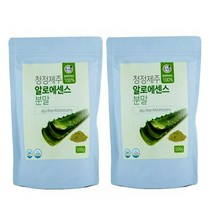 푸른들 제주 알로에 센스 분말 알로에전잎분말 500g 2개