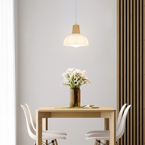세비아 1등 펜던트 식탁등 주방조명 인테리어 LED 유리 우드, 세비아+LED 4W 에디슨 소/골드코팅 노란불