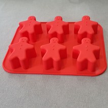 미니 진저맨6구 실리콘몰드