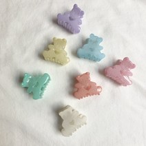 파스텔 미니 베어 곰돌이 집게핀