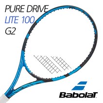 바볼랏 퓨어드라이브 라이트 270g 16x19 G2 테니스라켓, 46(여자적정), 기본스트링(신스틱)