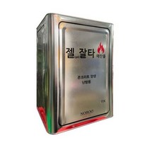 노루페인트 고체연료 젤타입 젤잘타 콘크리트 건설현장 캠핑 난방 양생용 11kg, 10말 구매