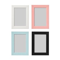 이케아 액자 21x30cm 피스크보 A4 용, 블랙
