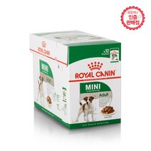 로얄캐닌 미니 어덜트 파우치85g*12개 파우치, 12개