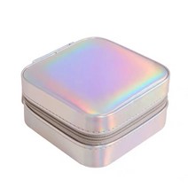 ANKRIC 미니 휴대용 여행용 주얼리 케이스 Organizer 주얼리 박스 반지 귀걸이 목걸이 팔찌 주얼리 박스, 1PCS, 라듐 환채