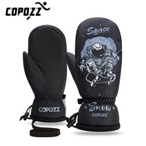 패러글라이딩장비 패러글라이딩자격증 행글라이딩 Copozz -30 ℃ 두꺼운 성인 십대 전문 스노우 보드 스키 장갑 방풍 겨울 따뜻한 열 눈 장갑 스키 스노우 모빌, 귀여운 고양이, l